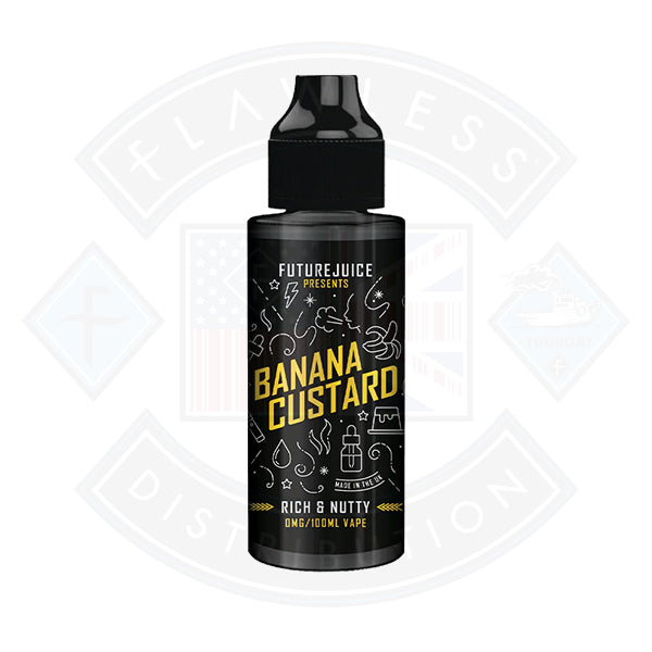 Future Juice - Banana Custard 0mg 100ml Shortfill - Flawless Vape Shop