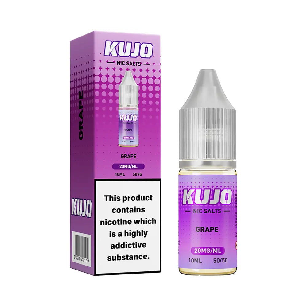 KUJO Nic Salt 10ml Grape - 5mg - Flawless Vape Shop