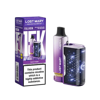 Lost Mary Nera15K Fullview Prefilled Vape Kit - Banana Ice - Flawless Vape Shop