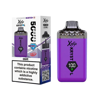XYGO 5000 Krystal Prefilled Vape Kit - Lemon & Lime - Flawless Vape Shop