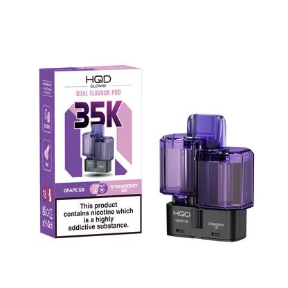 HQD Glow Air 35K Refill Pods - Bear & Bainbow - Flawless Vape Shop