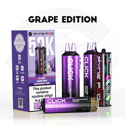 Pyne Pod Click 50k Vape Kit - Blue Edition - Flawless Vape Shop