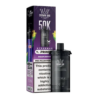 Al Fakher 50K Hypermax Prime Prefilled Pod - Gum Mint - Flawless Vape Shop