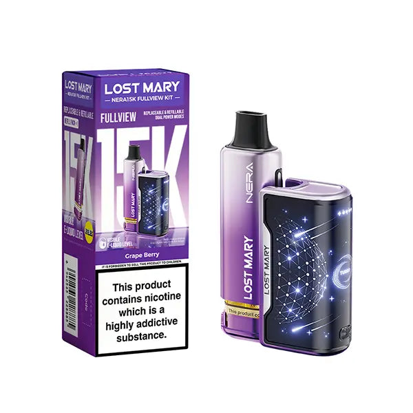 Lost Mary Nera15K Fullview Prefilled Vape Kit