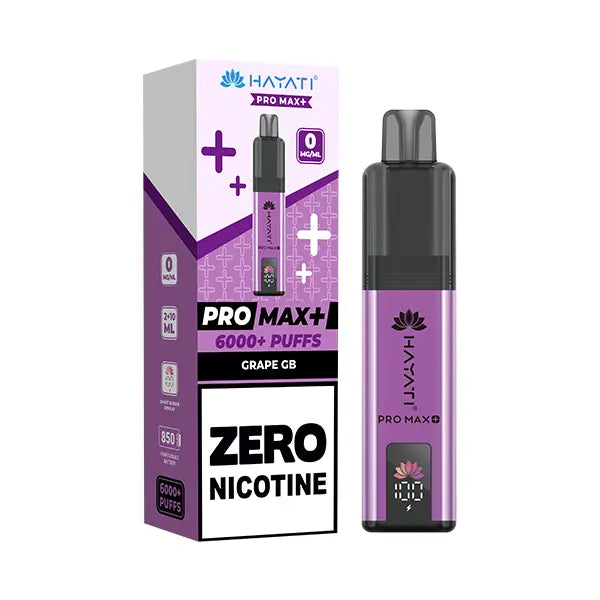 Hayati Pro Max 6000+ Pod Kit ZERO NICOTINE - Banana Ice - Flawless Vape Shop