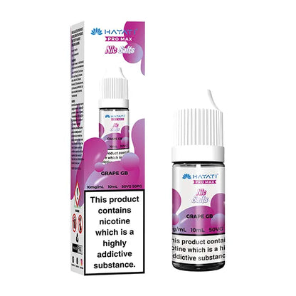 Hayati Pro Max Grape GB Nic Salt 10ml - 10mg - Flawless Vape Shop