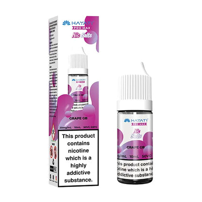 Hayati Pro Max Grape GB Nic Salt 10ml - 10mg - Flawless Vape Shop
