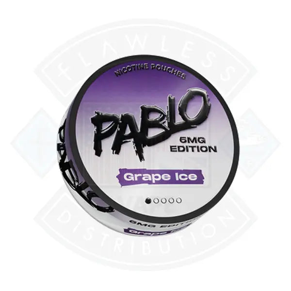 Pablo 6mg Edition Nicotine Pouch - Blue Raspberry - Flawless Vape Shop