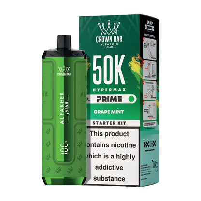 Al Fakher 50K Hypermax Prime Prefilled Vape Kit - Blue razz lemonade - Flawless Vape Shop