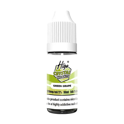 Higo Crystal Nic Salt 10ml Green Grape - 10mg - Flawless Vape Shop