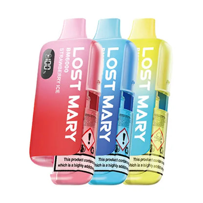 Lost Mary BM6000  Prefilled Pod Kit 10mg - Blueberry - Flawless Vape Shop