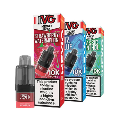 IVG Nexio Prefilled Pods - Banana Ice - Flawless Vape Shop