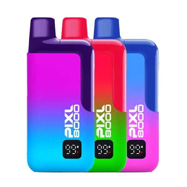 Pixl 8K Prefilled Vape Kit - Black Cherry - Flawless Vape Shop