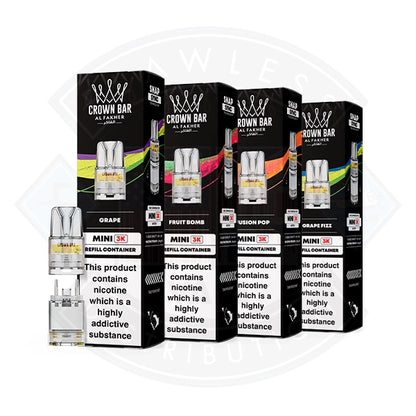 Al Fakher Crown Bar Mini 3K Refill Pods