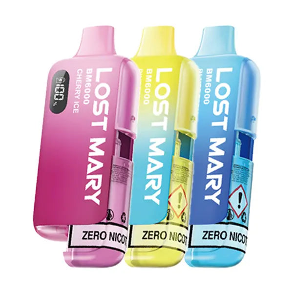 Lost Mary BM6000  Prefilled Pod Kit ZERO - Blueberry - Flawless Vape Shop