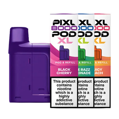 Pixl 8K Prefilled Pods - Black Cherry - Flawless Vape Shop