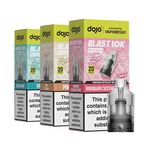 Dojo Blast 10K FRESH Pod 20mg - Pina Colada - Flawless Vape Shop