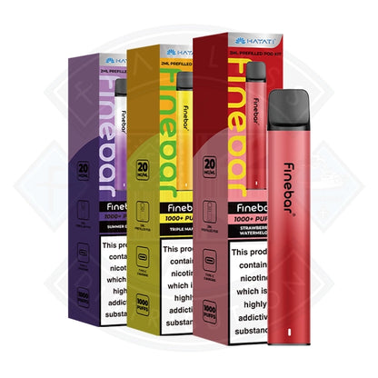 Hayati Finebar Prefilled Vape Kit - Banana Ice - Flawless Vape Shop