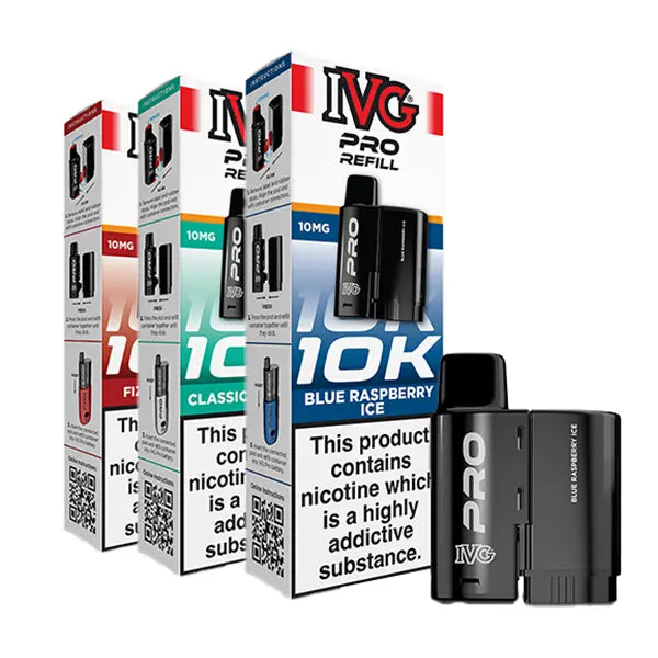 IVG PRO 12 Refill Pod 2ml 10mg - Fizzy Cherry - Flawless Vape Shop