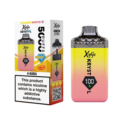 XYGO 5000 Krystal Prefilled Vape Kit - Lemon & Lime - Flawless Vape Shop