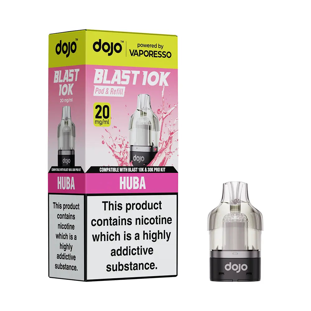 Dojo Blast 10k / 30k Replacement Pods - Straw- Raspberry Cherry - Flawless Vape Shop