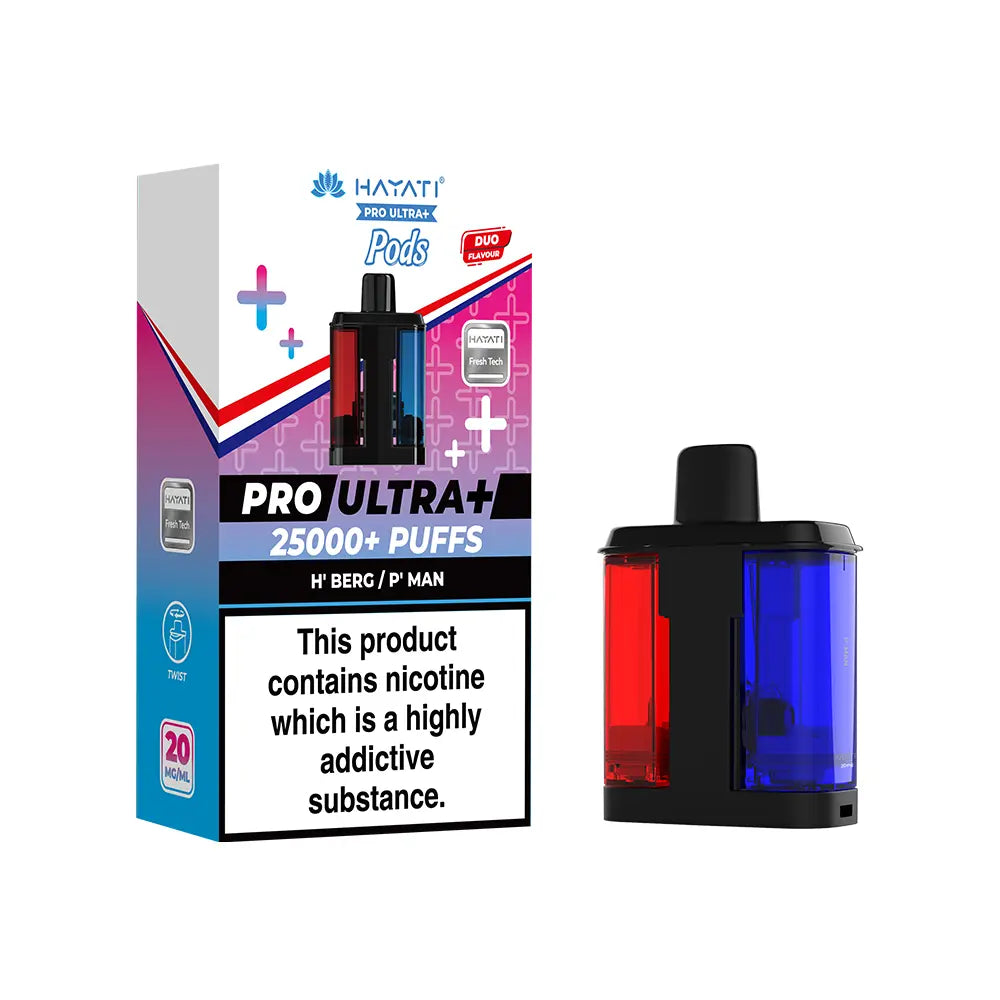 Hayati Pro Ultra Plus 25000 Pods - Blue Razz Cherry - Flawless Vape Shop