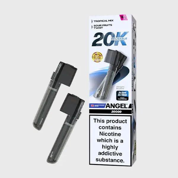 Vapes Bars Angel 20K Prefilled Vape Pods + Refill Container