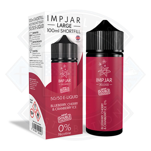 IMP JAR Large - Blueberry Cherry & Cranberry 100ml Shortfill