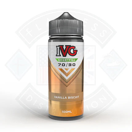 IVG 70/30 Vanilla Biscuit 0mg 100ml Shortfill