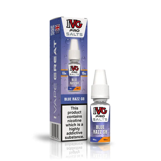 IVG Pro Nic Salts 10ml Blue Razz GB