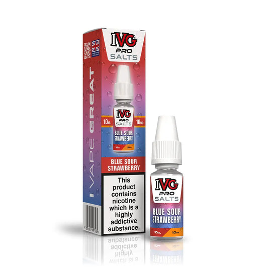 IVG Pro Nic Salts 10ml Blue Sour Strawberry