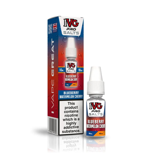 IVG Pro Nic Salts 10ml Blueberry Watermelon Cherry