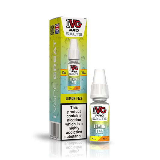 IVG Pro Nic Salts 10ml Lemon Fizz