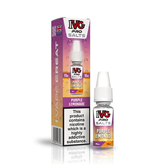 IVG Pro Nic Salts 10ml Purple Lemonade