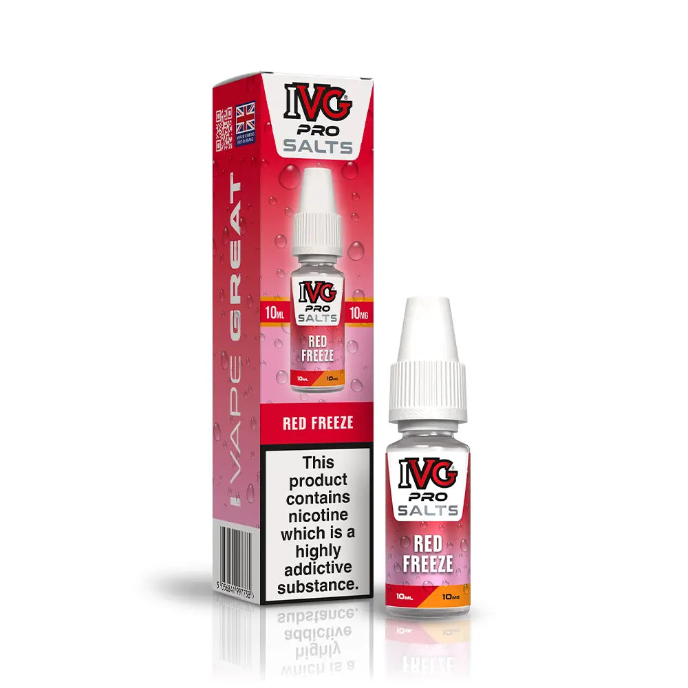 IVG Pro Nic Salts 10ml Red Freeze - 10mg - Flawless Vape Shop