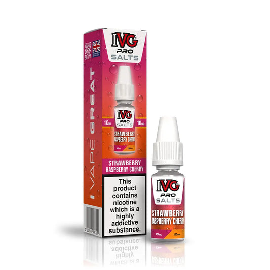 IVG Pro Nic Salts 10ml Strawberry Raspberry Cherry