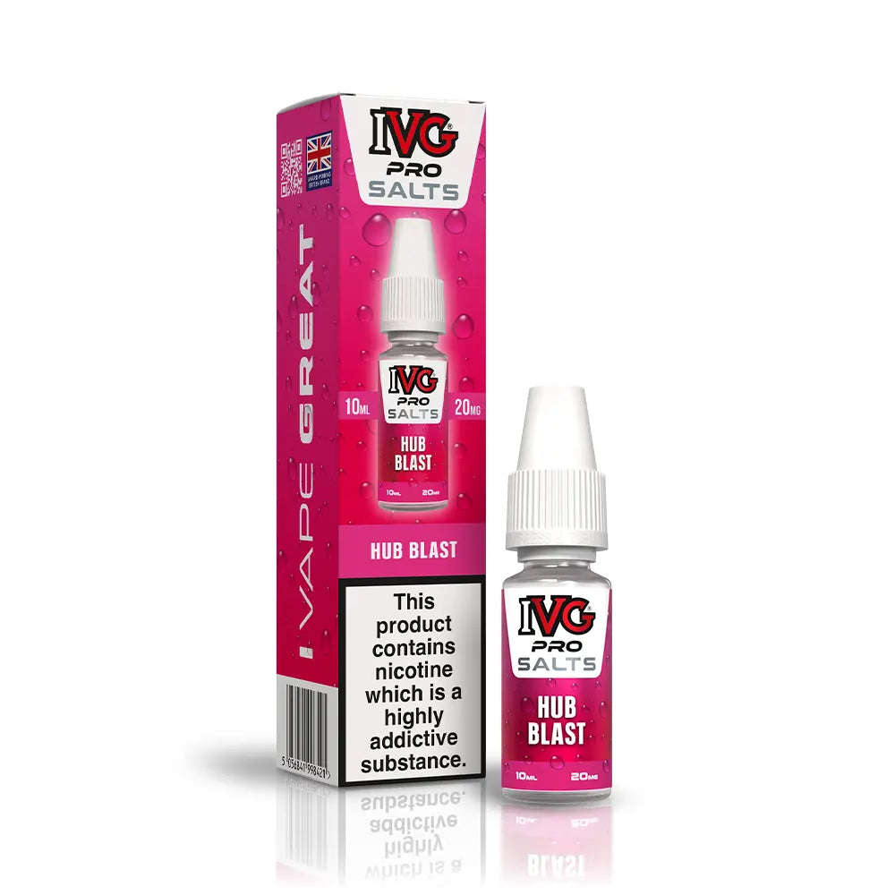 IVG Pro Nic Salts 10ml Hub Blast