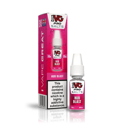 IVG Pro Nic Salts 10ml Hub Blast - 10mg - Flawless Vape Shop