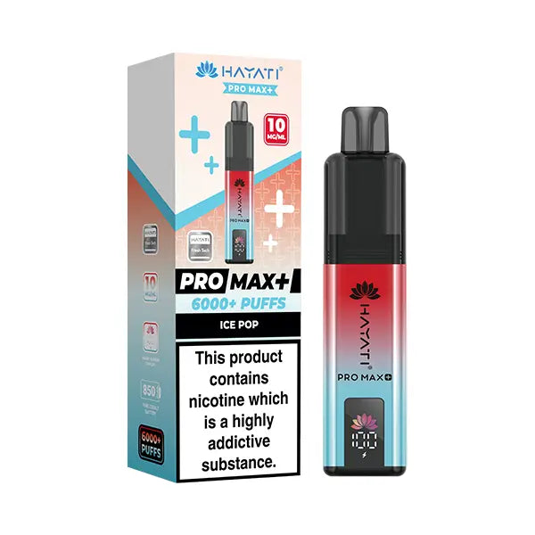Hayati Pro Max 6000+ Pod Kit 10mg - Blue Razz Cherry - Flawless Vape Shop