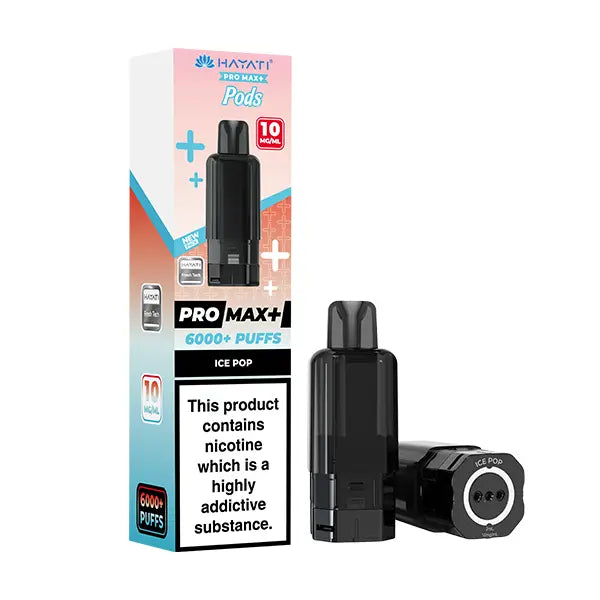 Hayati Pro Max 6000+ Pods 10mg - Strawberry Raspberry Ice - Flawless Vape Shop