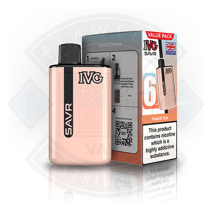 IVG Savr Starter Kit - Banana Ice - Flawless Vape Shop