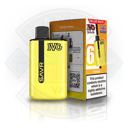 IVG Savr Starter Kit - Banana Ice - Flawless Vape Shop
