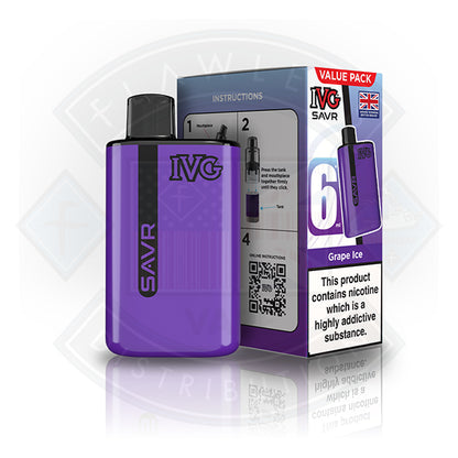 IVG Savr Starter Kit - Banana Ice - Flawless Vape Shop