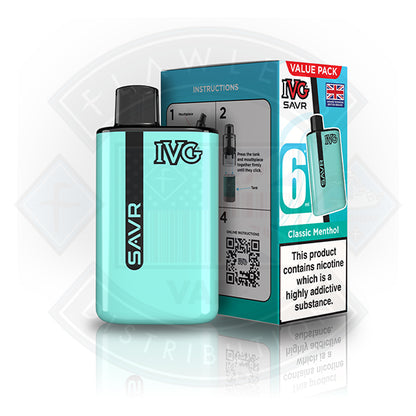 IVG Savr Starter Kit - Banana Ice - Flawless Vape Shop