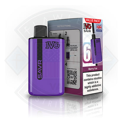 IVG Savr Starter Kit - Banana Ice - Flawless Vape Shop