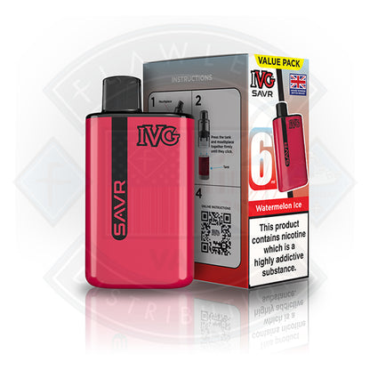 IVG Savr Starter Kit - Banana Ice - Flawless Vape Shop
