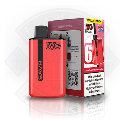 IVG Savr Starter Kit - Banana Ice - Flawless Vape Shop
