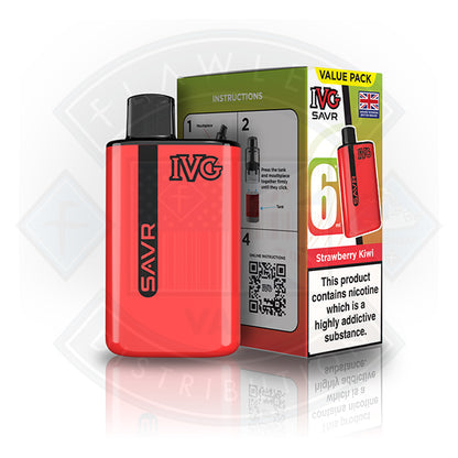 IVG Savr Starter Kit - Banana Ice - Flawless Vape Shop