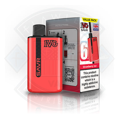 IVG Savr Starter Kit - Banana Ice - Flawless Vape Shop