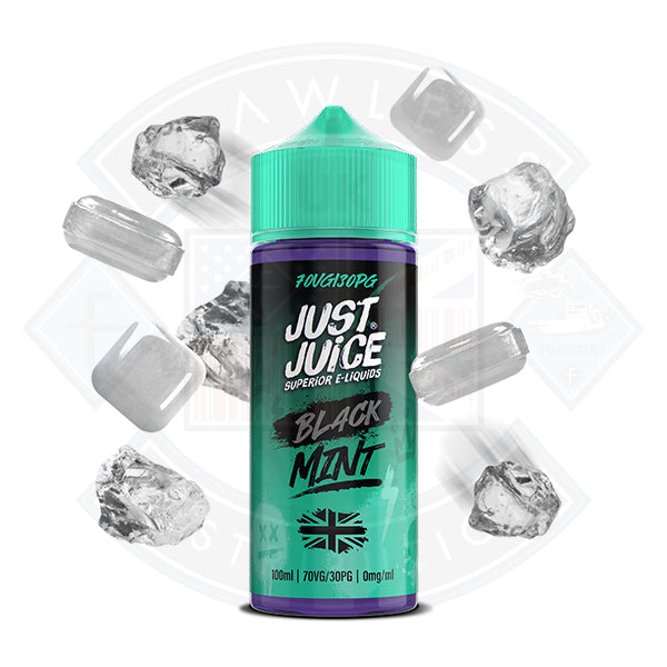 Just Juice Mint - Black 0mg 100ml Shortfill - Flawless Vape Shop